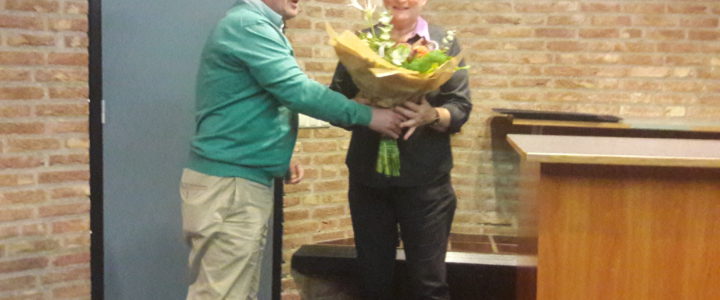 Rika neemt afscheid van de Schaakclub